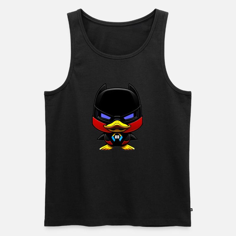 Dynamic Duck - Men's Premium Organic Tank Top - black