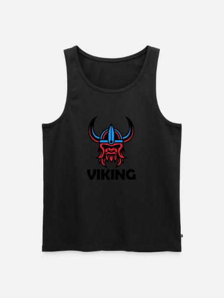 vikings - Men's Premium Organic Tank Top - black