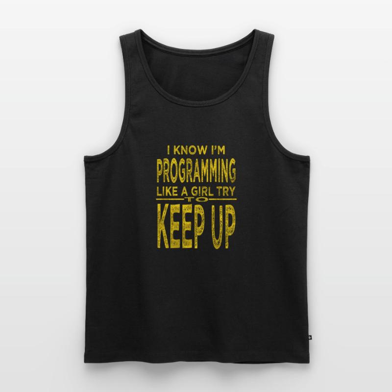 Birthday Present C Plus Plus PC Frontend Developer Men's Premium Organic Tank Top