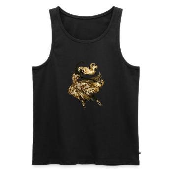 dancer - Men's Premium Organic Tank Top - black - Front - Michal (187cm)