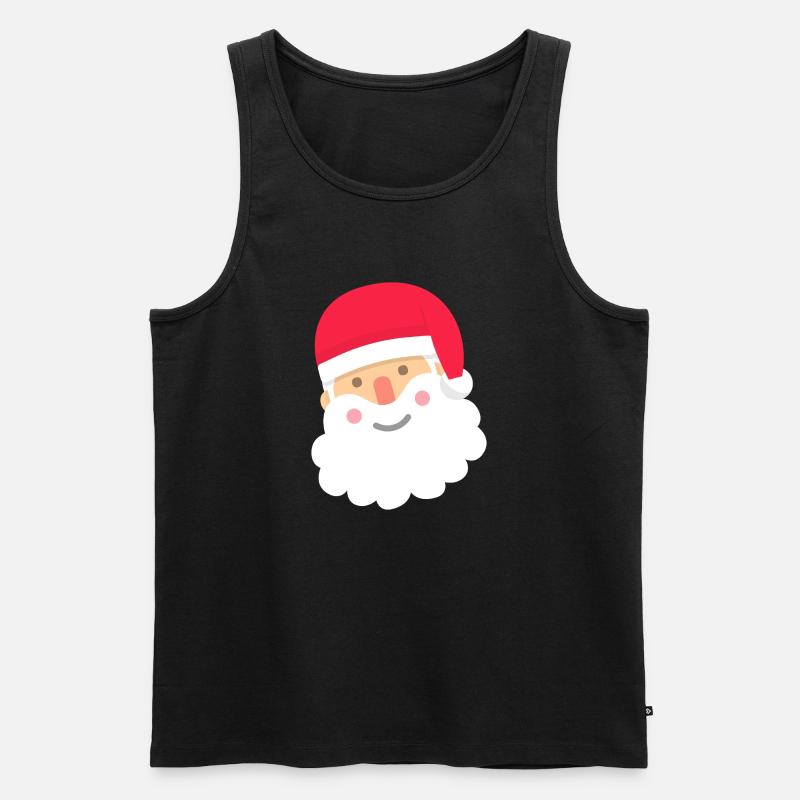 Santa Clause - Männer Premium Bio Tank Top - Schwarz