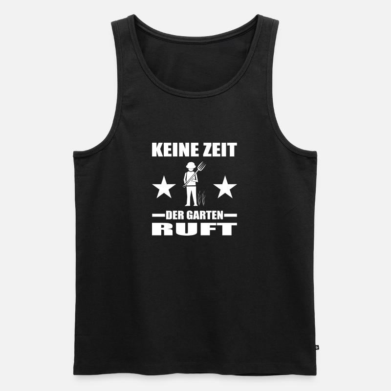 Garten - Männer Premium Bio Tank Top - Schwarz