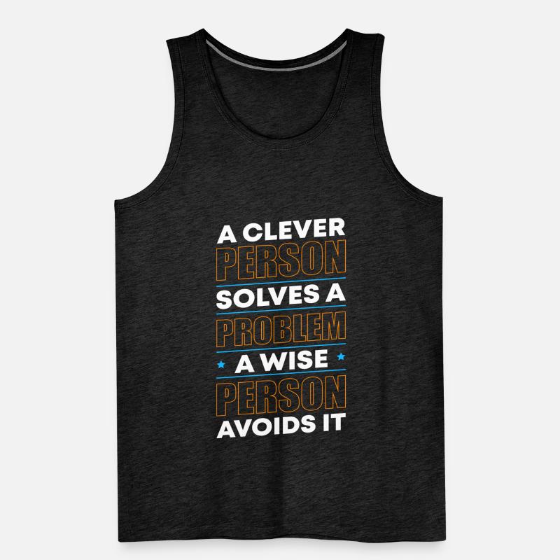 Problème La solution Devise Débardeur bio Premium Homme