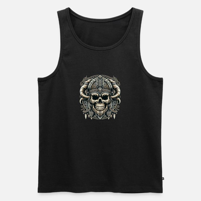 Verschleierte Ahnen - Männer Premium Bio Tank Top - Schwarz
