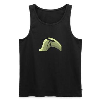 Astrophysics Physicist - Men's Premium Organic Tank Top - black - Front - AI Model Male 178 light (178cm)