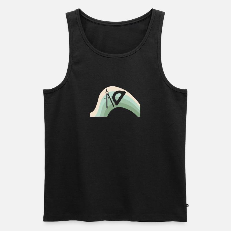 Architecture Architect Design Engineer - Men's Premium Organic Tank Top - black