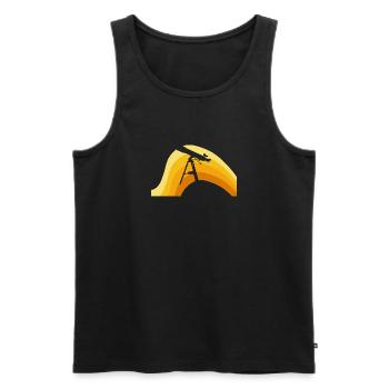 Physicist, Astronomy, Astrophysics - Men's Premium Organic Tank Top - black - Front - AI Model Male 178 light (178cm)