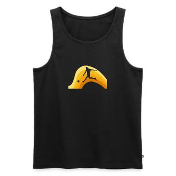 Futsal Futsalspieler - Männer Premium Bio Tank Top - Schwarz - Vorne - AI Model Male 178 light (178cm)