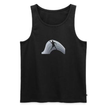 Dodgeball Team Dodgeball Player Dodgeball - Men's Premium Organic Tank Top - black - Front - Michal (187cm)