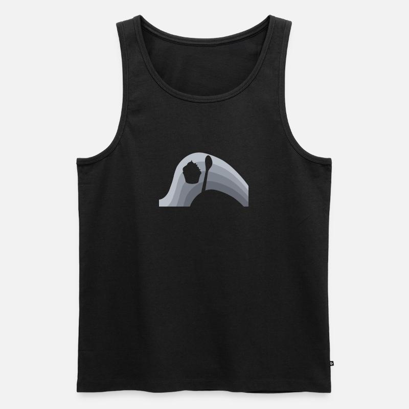 Cupcake Cupcake - Männer Premium Bio Tank Top - Schwarz