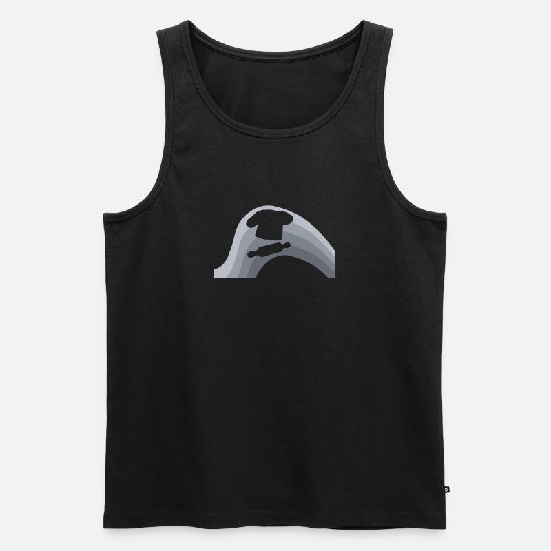 Baking Törtchen - Männer Premium Bio Tank Top - Schwarz