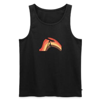 Physicist Astrophysics Celestial Bodies - Men's Premium Organic Tank Top - black - Front - AI Model Male 178 light (178cm)