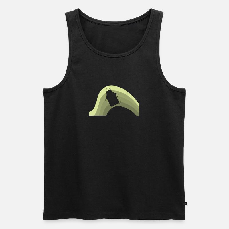 Bäckerei Backwaren - Männer Premium Bio Tank Top - Schwarz