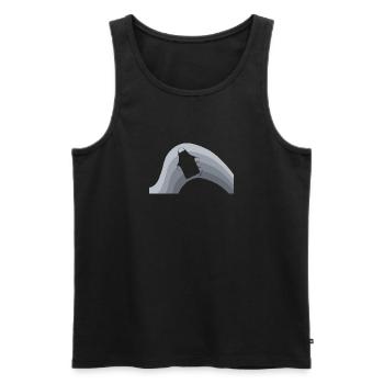 Kuchen Backen Cupcake - Männer Premium Bio Tank Top - Schwarz - Vorne - AI Model Male 178 light (178cm)