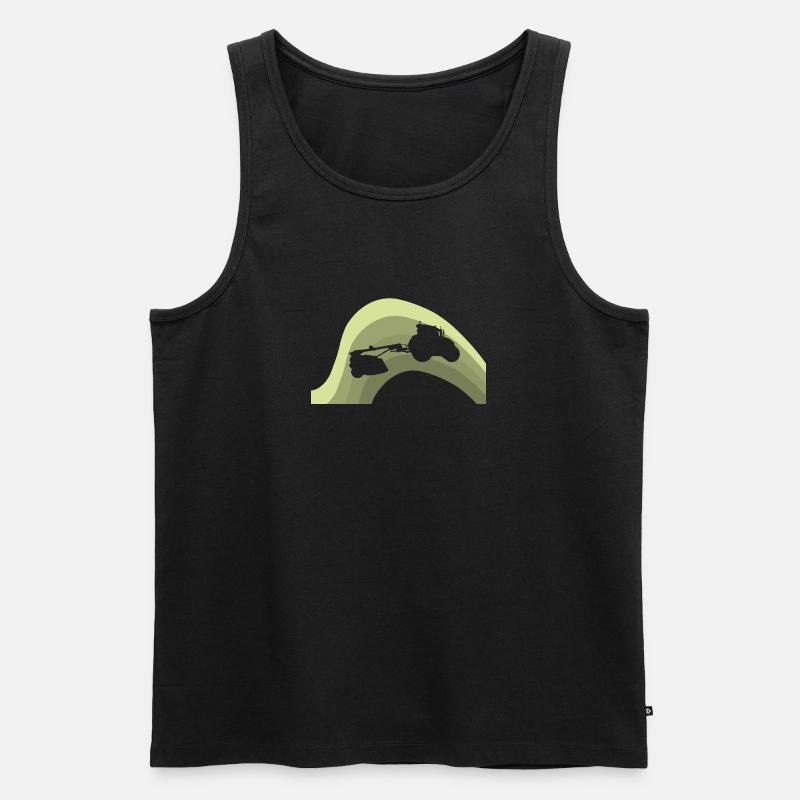 Hof - Männer Premium Bio Tank Top - Schwarz