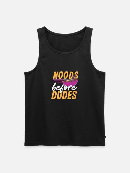 Ramen men - Men's Premium Organic Tank Top - black