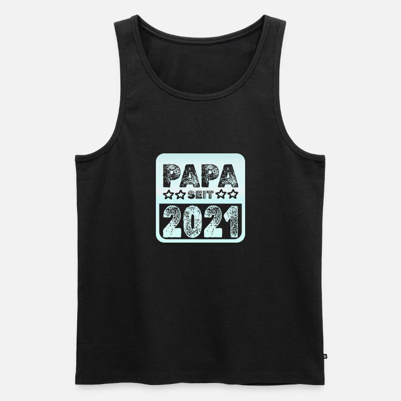2021 2021 - Männer Premium Bio Tank Top - Schwarz