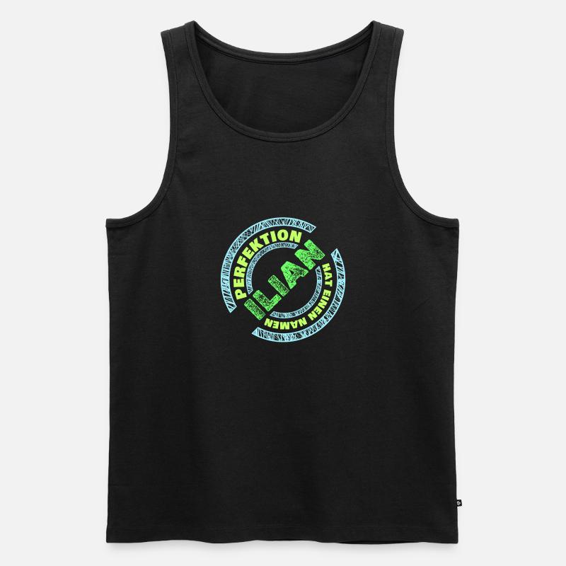 Perfektion Ilian - Männer Premium Bio Tank Top - Schwarz