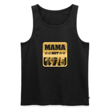 1975 - Männer Premium Bio Tank Top - Schwarz - Vorne - Michal (187cm)