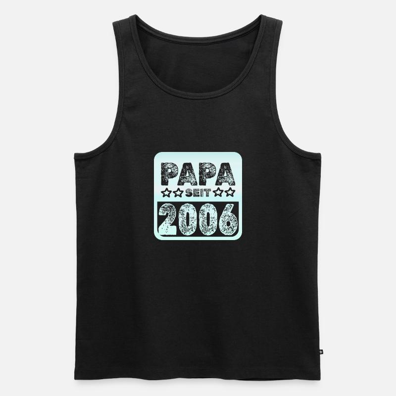 2006 2006 - Männer Premium Bio Tank Top - Schwarz