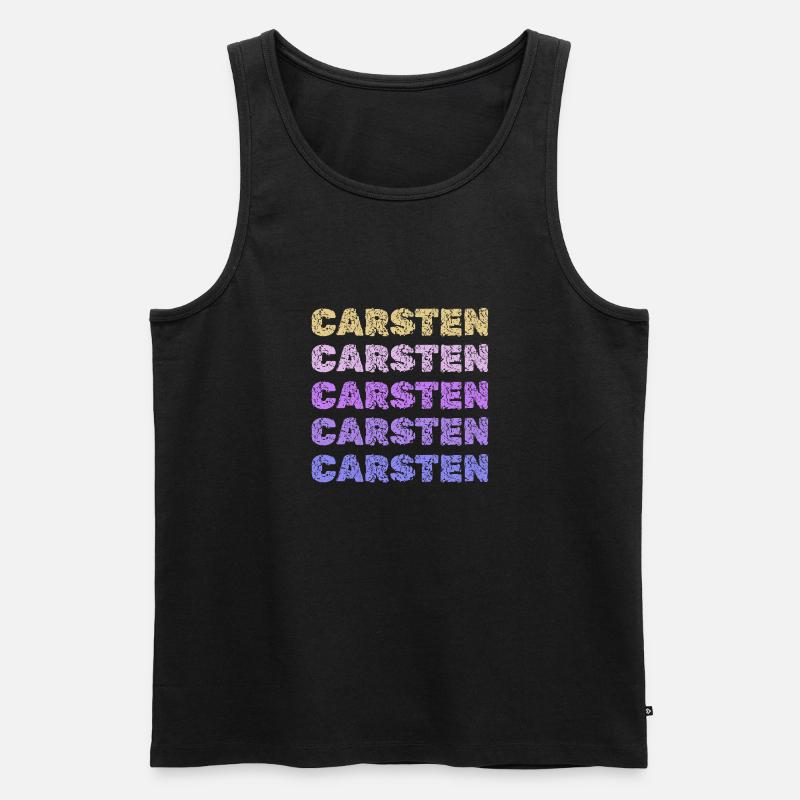 Carsten Carsten - Männer Premium Bio Tank Top - Schwarz
