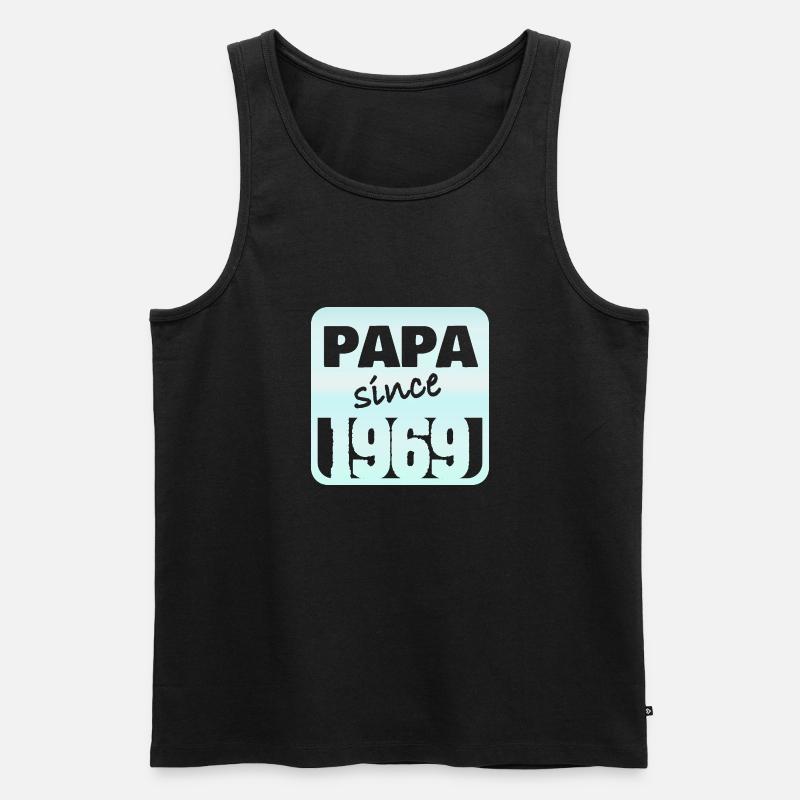 1969 - Männer Premium Bio Tank Top - Schwarz