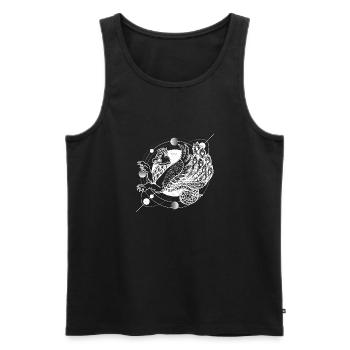 Simurgh Persien Religion Iranische Kultur Faravaha - Männer Premium Bio Tank Top - Schwarz - Vorne - Michal (187cm)