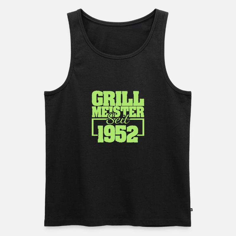 1952 - Männer Premium Bio Tank Top - Schwarz