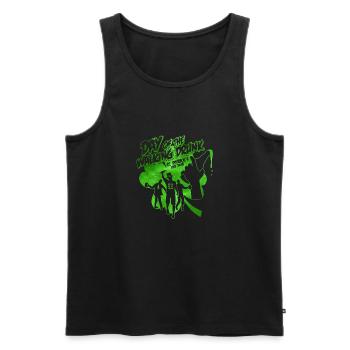 Day of the walking drunk - St Patricks day 2018 - Männer Premium Bio Tank Top - Schwarz - Vorne - Michal (187cm)