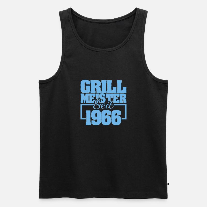 1966 - Männer Premium Bio Tank Top - Schwarz