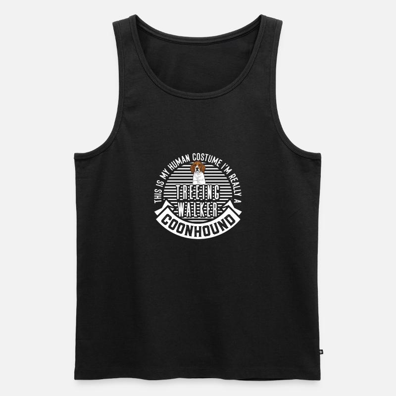 Treeing Walker Coonhound - Männer Premium Bio Tank Top - Schwarz