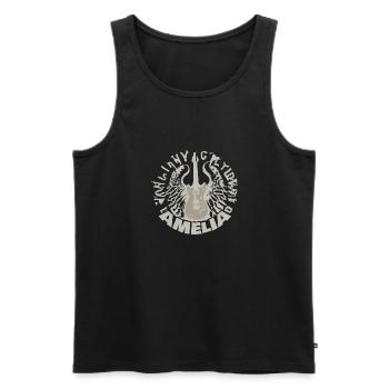 Geschenk für Amelia - Männer Premium Bio Tank Top - Schwarz - Vorne - AI Model Male 178 light (178cm)