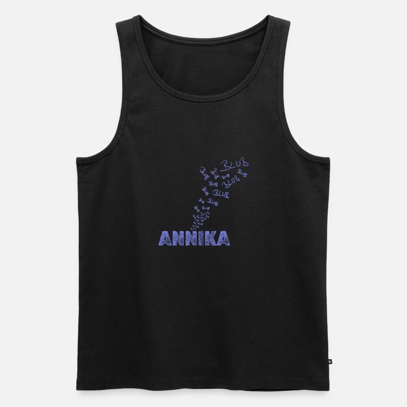 Annika - Männer Premium Bio Tank Top - Schwarz