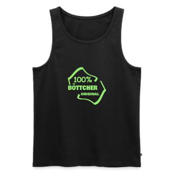 Gift for coopers - Men's Premium Organic Tank Top - black - Front - AI Model Male 178 light (178cm)