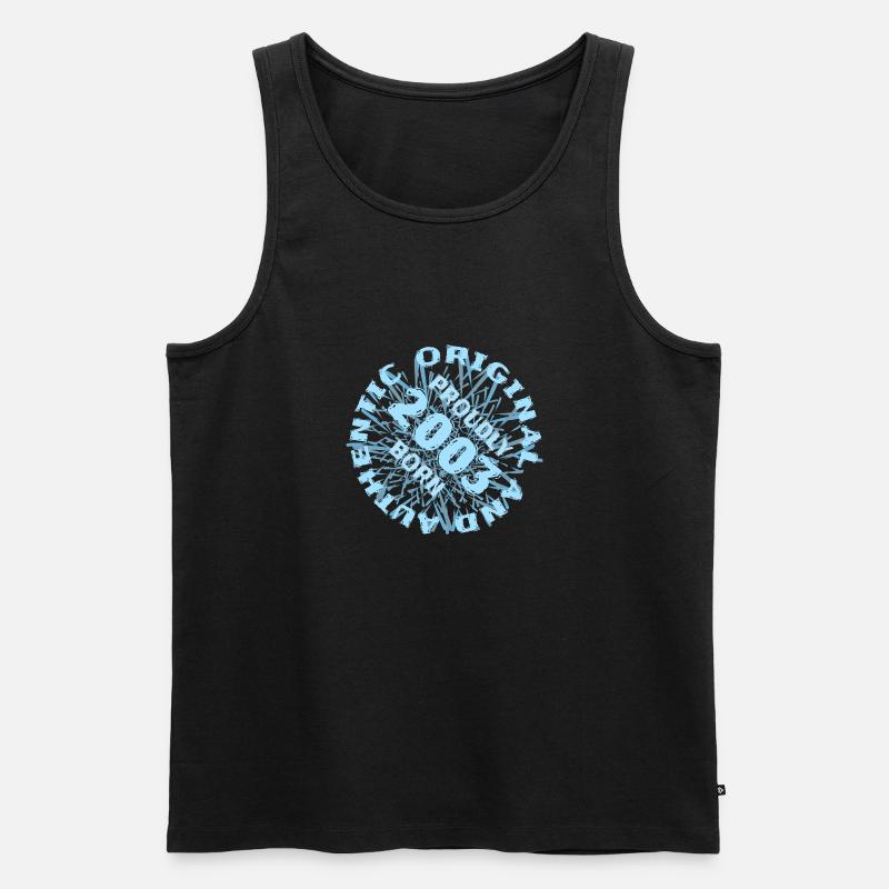 Spielfeld 2003 - Männer Premium Bio Tank Top - Schwarz