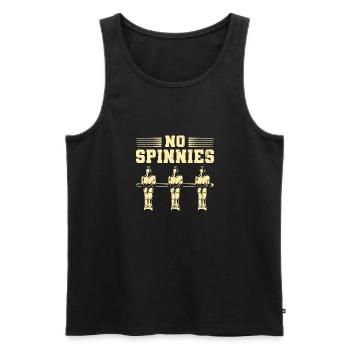 Table Soccer Player Foosball No Spinnies - Männer Premium Bio Tank Top - Schwarz - Vorne - Michal (187cm)