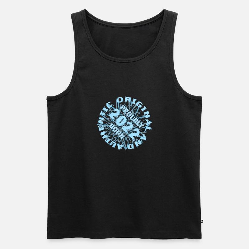 2022 - Männer Premium Bio Tank Top - Schwarz