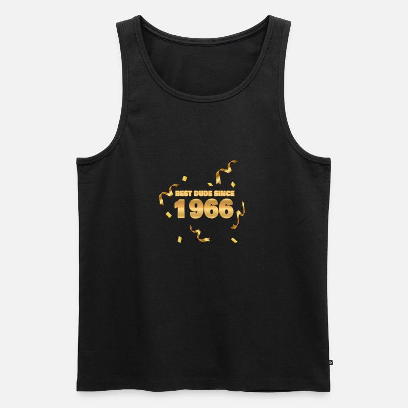 1966 - Männer Premium Bio Tank Top - Schwarz