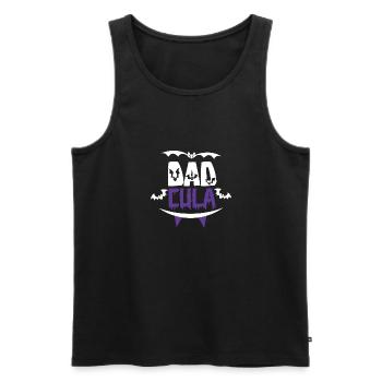 Grusel Halloweenspruch Spruch Halloween - Männer Premium Bio Tank Top - Schwarz - Vorne - Michal (187cm)