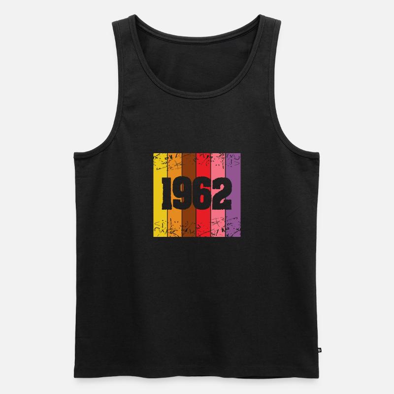 Witzig 1962 - Männer Premium Bio Tank Top - Schwarz