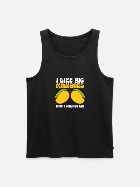 Mango Fruit Mango - Men's Premium Organic Tank Top - black