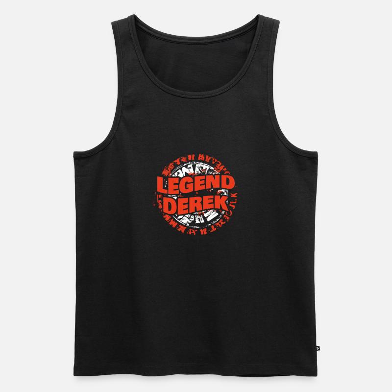 Geschenk für Derek - Männer Premium Bio Tank Top - Schwarz