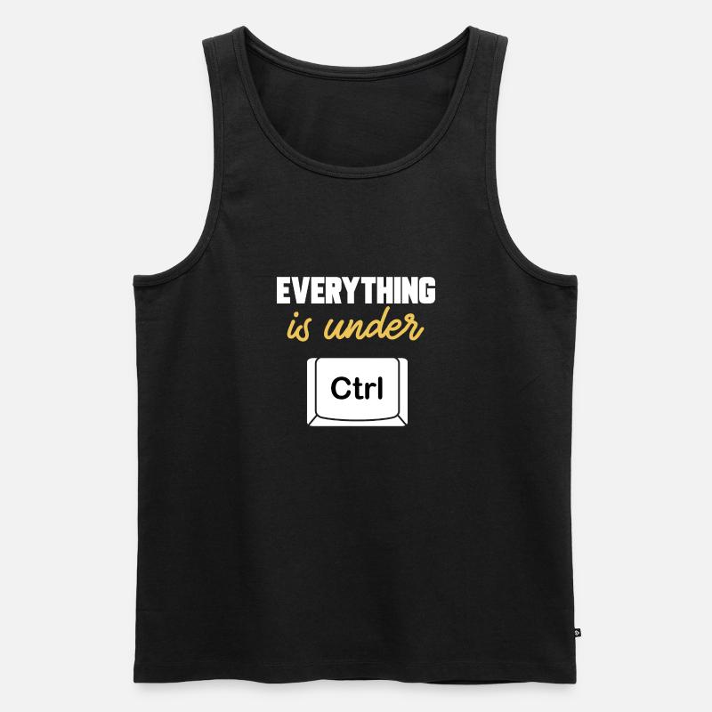 Cybersecurity Hackers IT Security - Men's Premium Organic Tank Top - black