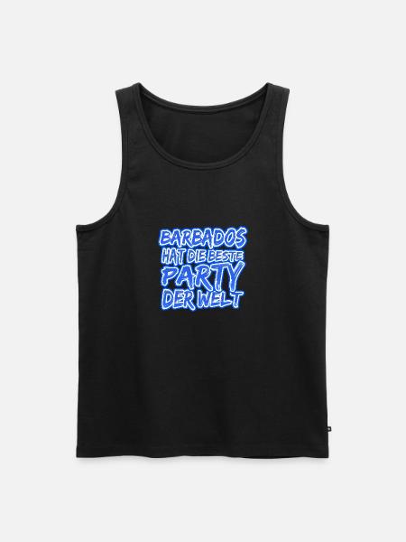Barbados Barbados - Men's Premium Organic Tank Top - black