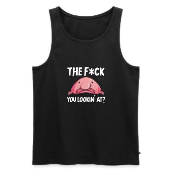 Blob fish - Men's Premium Organic Tank Top - black - Front - AI Model Male 178 light (178cm)