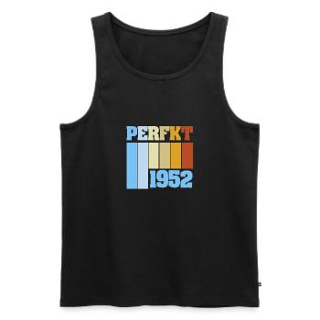 1952 - Men's Premium Organic Tank Top - black - Front - Michal (187cm)