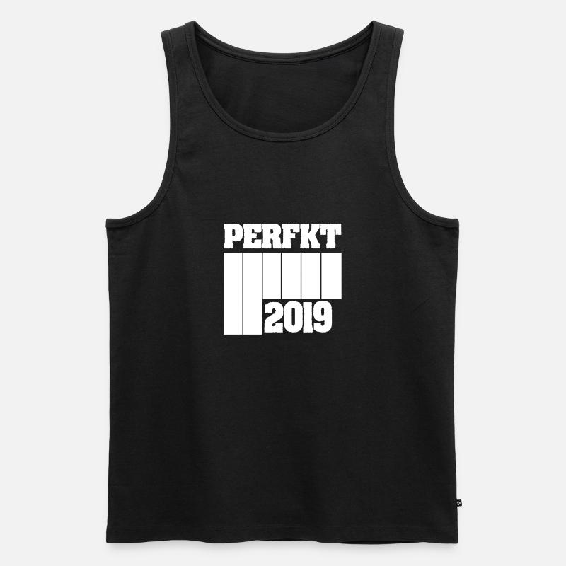 Einzigartig 2019 - Männer Premium Bio Tank Top - Schwarz