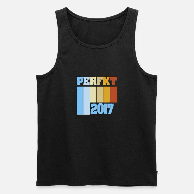 Perfekt 2017 - Männer Premium Bio Tank Top - Schwarz