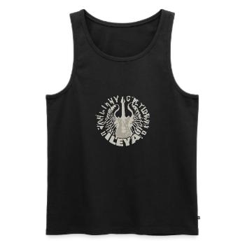 Geschenk für Ileya - Männer Premium Bio Tank Top - Schwarz - Vorne - Michal (187cm)