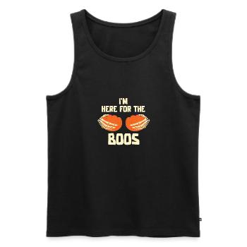 Grusel Halloweenspruch Spruch Halloween - Männer Premium Bio Tank Top - Schwarz - Vorne - Michal (187cm)